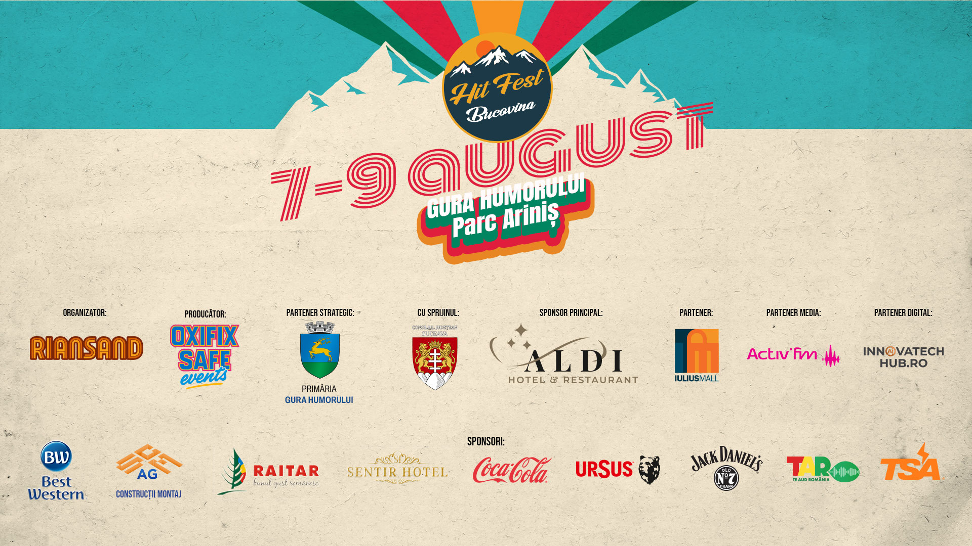 Sponsori Hitfest Bucovina 2026